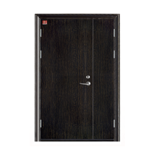 Steel and wood fire doors